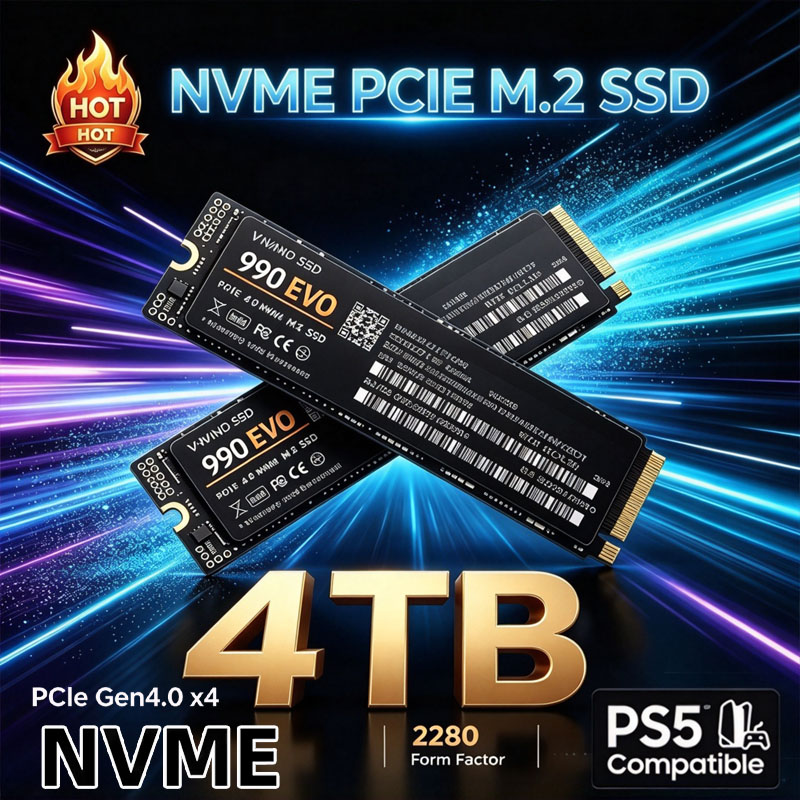 990 EVO Gaming M.2 NVMe SSD PC - M.2 Nvme 4Tb Pcie 4.0 Ssd recension och pris